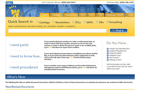 OtisWave Interface
